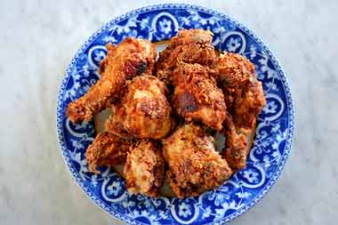 Fried Chicken - Better than the original! Trust me. I'm the new Colonel!