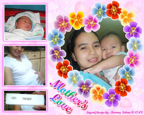 Mom & Baby Carl - My precious baby who is turning 1 year old this May. Thanks God!