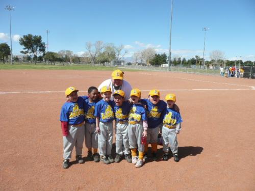 Chey's T-Ball team - Chey's T=ball team at the ball feild