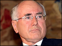 Howard - Australia - The Liberal Party's John Howard won a fourth term in October 2004. The economy, national security and Australia's involvement in the US-led coalition in Iraq were the big campaign issues.  Mr Howard's conservative coalition also won control of the Senate, enabling the smoother passage of legislation through the upper house. Having won approval for the sale of the government's stake in the telecom giant Telstra, the prime minister has in his sights labour reform and new laws on media ownership. Mr Howard, who reached retirement age in July 2004, has said he will lead the Liberal Party for as long as its members want him to. He first took office in 1996, winning a landslide victory over his Labor Party rival, and was re-elected in 1998 and in 2001, when his conservative coalition won 43.1% of the vote.  He has highlighted Australia's robust economy, and the approval of a free trade agreement with the US in 2004, as being among his government's key achievements.  He has also overseen Australia's growing role on the world stage, with the country's active military role in the US-led war on terror and in regional conflicts. Mr Howard, described by US President George W Bush as a 'man of steel', has promised to keep Australian troops in Iraq for as long as they are needed. Mr Howard, who reached retirement age in July 2004, has said he will lead the Liberal Party for as long as its members want him to. He first took office in 1996, winning a landslide victory over his Labor Party rival, and was re-elected in 1998 and in 2001, when his conservative coalition won 43.1% of the vote.  He has highlighted Australia's robust economy, and the approval of a free trade agreement with the US in 2004, as being among his government's key achievements.  He has also overseen Australia's growing role on the world stage, with the country's active military role in the US-led war on terror and in regional conflicts. Mr Howard, described by US President George W Bush as a 'man of steel', has promised to keep Australian troops in Iraq for as long as they are needed. The government has sought to redefine its relationship with Australia's Aborigines, proposing a system of 'mutual obligation' regarding welfare payments. The Liberal Party governs in a centre-right coalition with the conservative National Party. Born in Sydney in 1939, John Howard is married and has three children. He worked as a solicitor before entering parliament in 1974.  Australia's parliament has a lower chamber, the House of Representatives, and an upper house, the Senate. Individual states have their own parliaments.