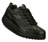 a picture of a pair of black mens Skechers Shape U - a picture of a pair of black mens Skechers Shape Ups