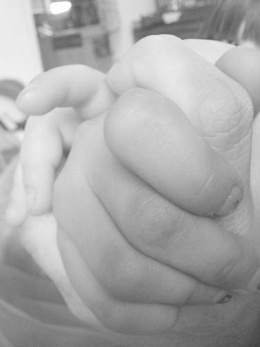 hold them tight - tiny hands don't stay little ... hold them tight today