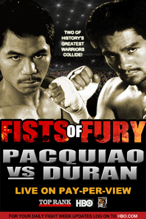 Pacquiao vs Duran - If they had fought in the same era this would have been one of the most unforgettable fights. We could&#039;ve witness one of the very explosive fights in the history.