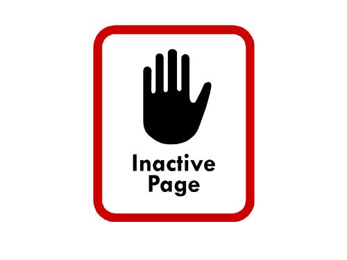 Inactive - Yes, I know that on picture have written Inactive page!