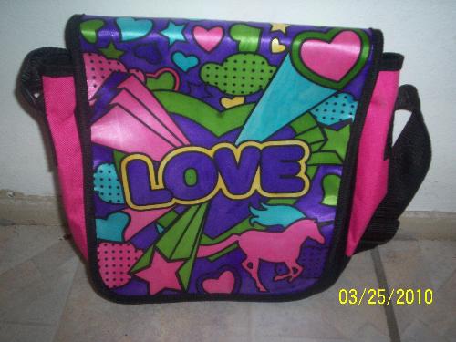 coloring bag - my daughter colored this bag in herself