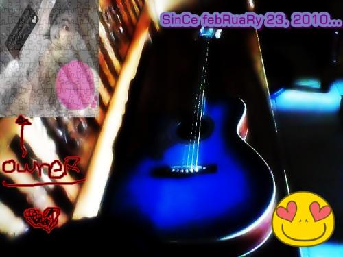 my guitar - slurpee is the name... whahaa