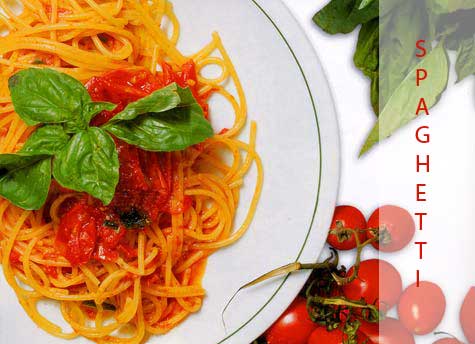 Spaghetti - Spaghetti with tomato sauce