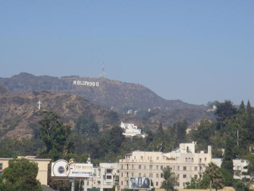 Hollywood - here is a good view of the Hollywood sign in Los Angeles, California.. :)