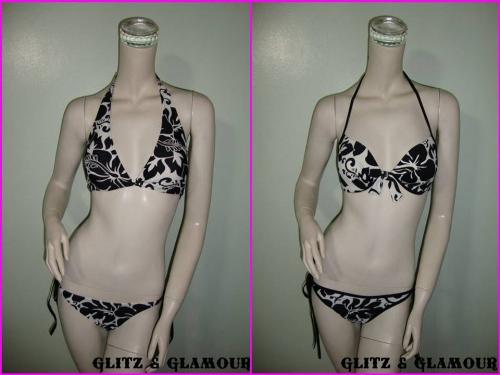Which design is more attractive to wear this summe - Although they pretty much look the same with the balck and white color and pattern. Look deeper into the details. Help me choose a swimsuit for summer!