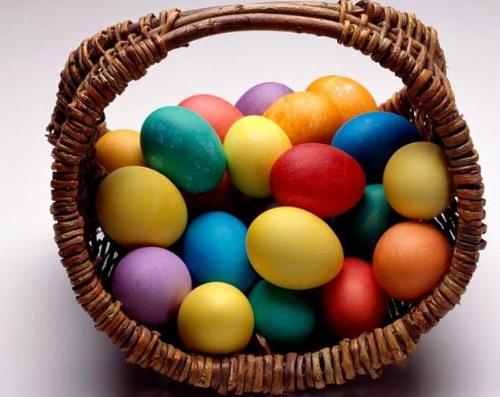 Easter Eggs - Wish my easter was as colorful as those eggs are.