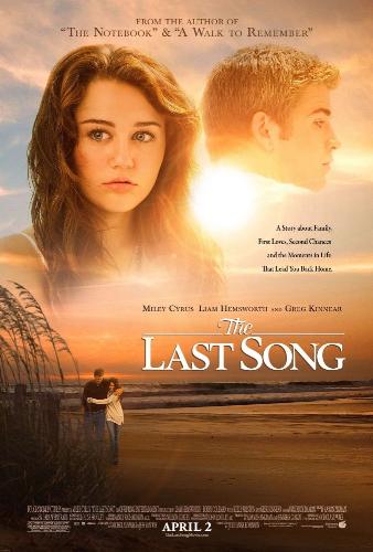 The Last Song - Movie poster for The Last Song...with Miley Cyrus (ick)