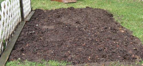 New Veggie bed - 10x5 foot new area.