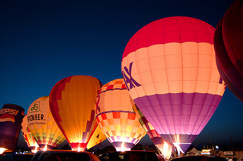 Hot Air Balloon Glow - Hot Air Balloon Glow by earlycj5 on Flickr via Creative Commons