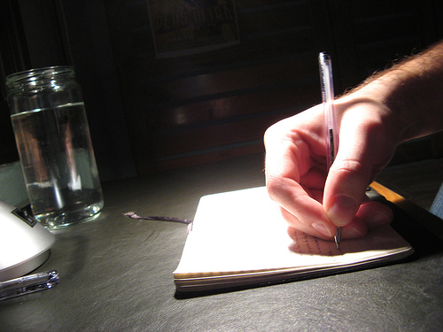 Saturated Writing - Saturated Writing by tnarik on Flickr via Creative Commons