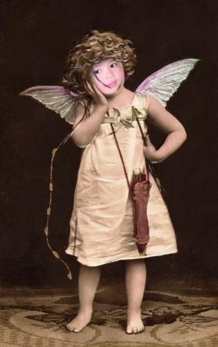 angel - An angel photo with my niece's face on it.