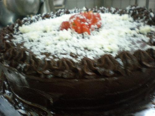 Chocolate cake - This is a chocolate cake