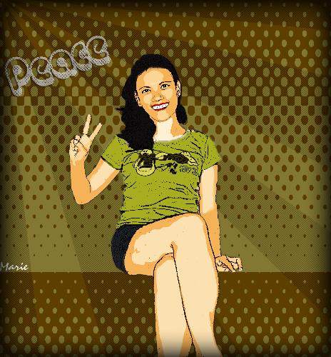 cartoon - i cartoonized my self using adobe photoshop