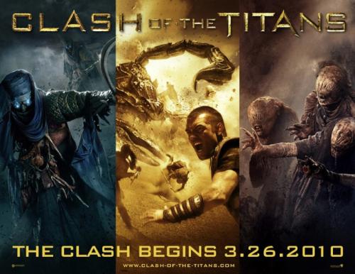clash of titans, 2010 - this is the movie poster of the 2010 remake of the movie 'clash of titans'.