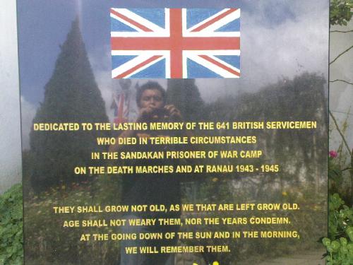 lest we forget.. - photo taken at Kundasang War Memorial for Aussie and Englishmen soldier who defend my country/state during Japanese occupation.They were forced to march hundreds of kilometre to prisoner of war camp.from 1800 of them only 6 survive and go home to tell their story...God Bless