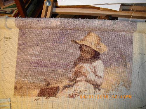 April 7, 2010 - Further progress on The Young Botanist.