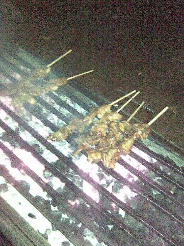 Isaw - barbecued intestines
