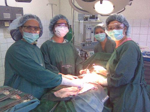 Cesarean operation - A picture of operation