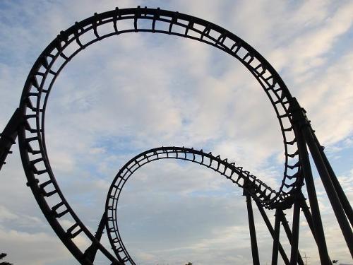 Space Shuttle - here is the most daring ride in Enchanted Kingdom. The name of this roller coaster is Space Shuttle.