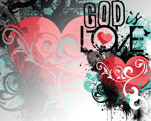god is love - this photo describe that god is full of love and compassionate.