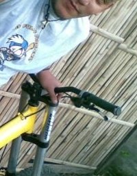 profile - my last pic with my DH bike.