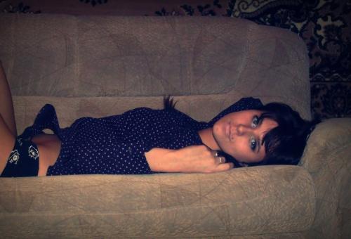 I pretty =)))) - I was lying on the couch
