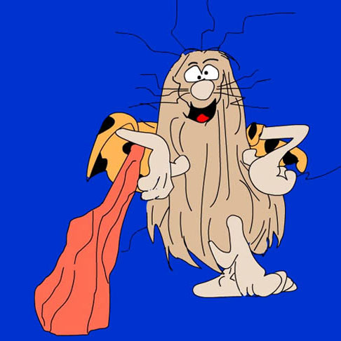 captain caveman - this is how superman should look.