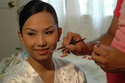my wedding day - this was taken in our house in Malinta Valenzuela city.