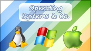 operating system - This are the operating system platforms that use to run a computer