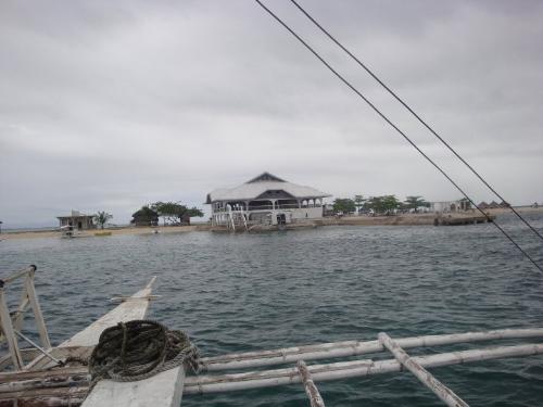 pandanon island - a view from the boat