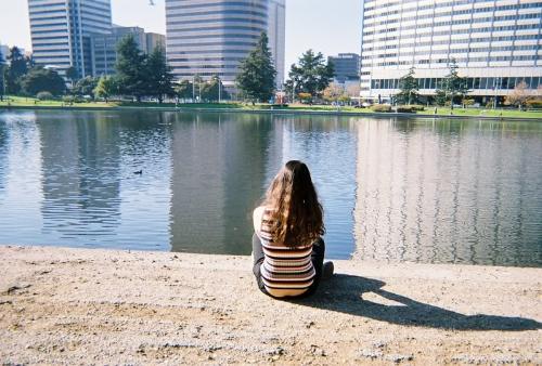 At lake merrit again hehe. - You can see the calming nature of the beautiful city of Oakland :)