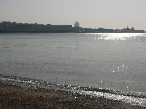 Landscape - Qingdao Beach winter evening