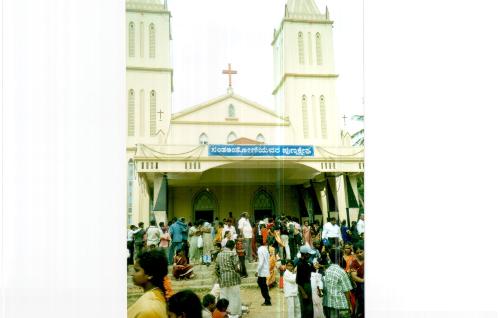 st. anthon's church at doornahalli, mysore, karnat - annual fair at st. antohny's church, doornahalli, mysore, karnataka.