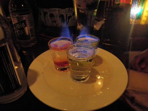 the wow shot - These are hard liquors that tastes like Bailey&#039;s. I was not able to try it because I could see in their faces that it was a strong shot. Maybe next time.