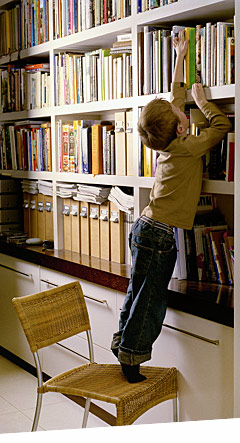 Archive - A boy in the library