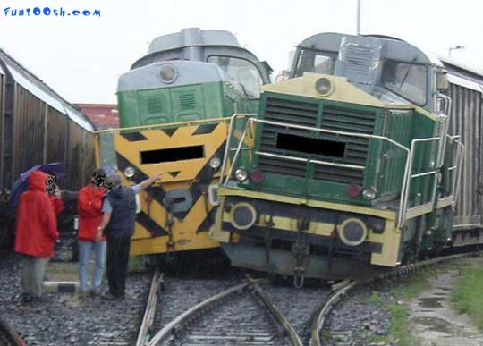 Trains on each other - Trains on each other