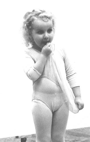 My god daughter - This is my god daughter at her dance class. I love this picture!