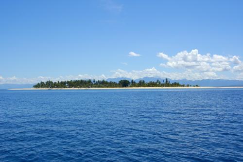 didjo island - one of the islands in quatro islas, leyte, philippines