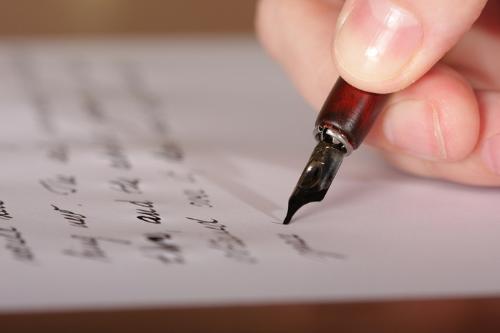 Writing a letter - Is the art of letter writing a thing of the past?