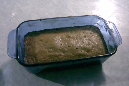 banana bread - yummy banana bread in a loaf.