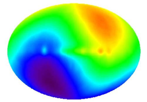 CMBR Dipole: Speeding Through the Universe  - Our Earth is not at rest. The Earth moves around the Sun. The Sun orbits the center of the Milky Way Galaxy. The Milky Way Galaxy orbits in the Local Group of Galaxies. The Local Group falls toward the Virgo Cluster of Galaxies. But these speeds are less than the speed that all of these objects together move relative to the cosmic microwave background radiation (CMBR). In the above all-sky map from the COBE satellite, radiation in the Earth's direction of motion appears blueshifted and hence hotter, while radiation on the opposite side of the sky is redshifted and colder. The map indicates that the Local Group moves at about 600 kilometers per second relative to this primordial radiation. This high speed was initially unexpected and its magnitude is still unexplained. Why are we moving so fast? What is out there?