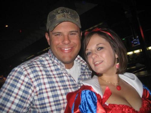Halloween - me and tyler for halloween. I was snow white...