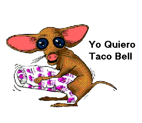 Taco Bell - The dog likes Taco Bell... What more can I say?