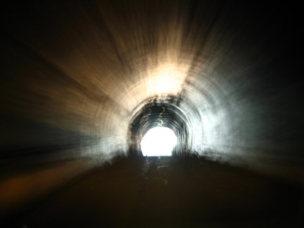 that tunnel with light at the end - end of this life or a begining of a new one??