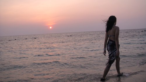 sunset - my sunset picture at potipot island