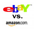 Ebay or Amazon? - A picture showing whether we should buy and sell things from ebay or from amazon.